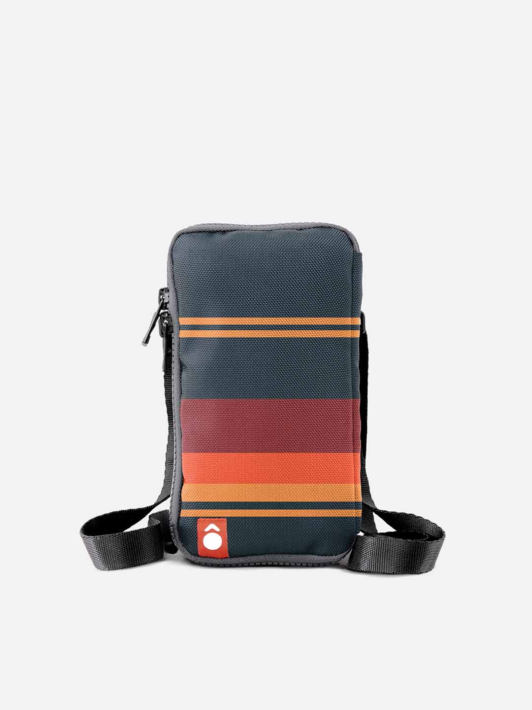 Bolso Pequeño Manos Libres Rayas Naranja