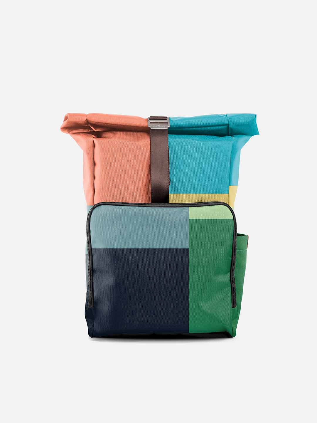 Morral de Viaje Rolltop 30L Bloques Primavera