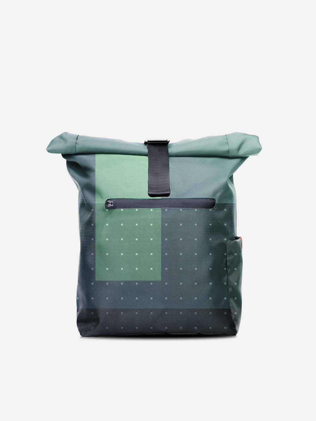 Morral Urbano Rolltop 20L Puntos Turquesa