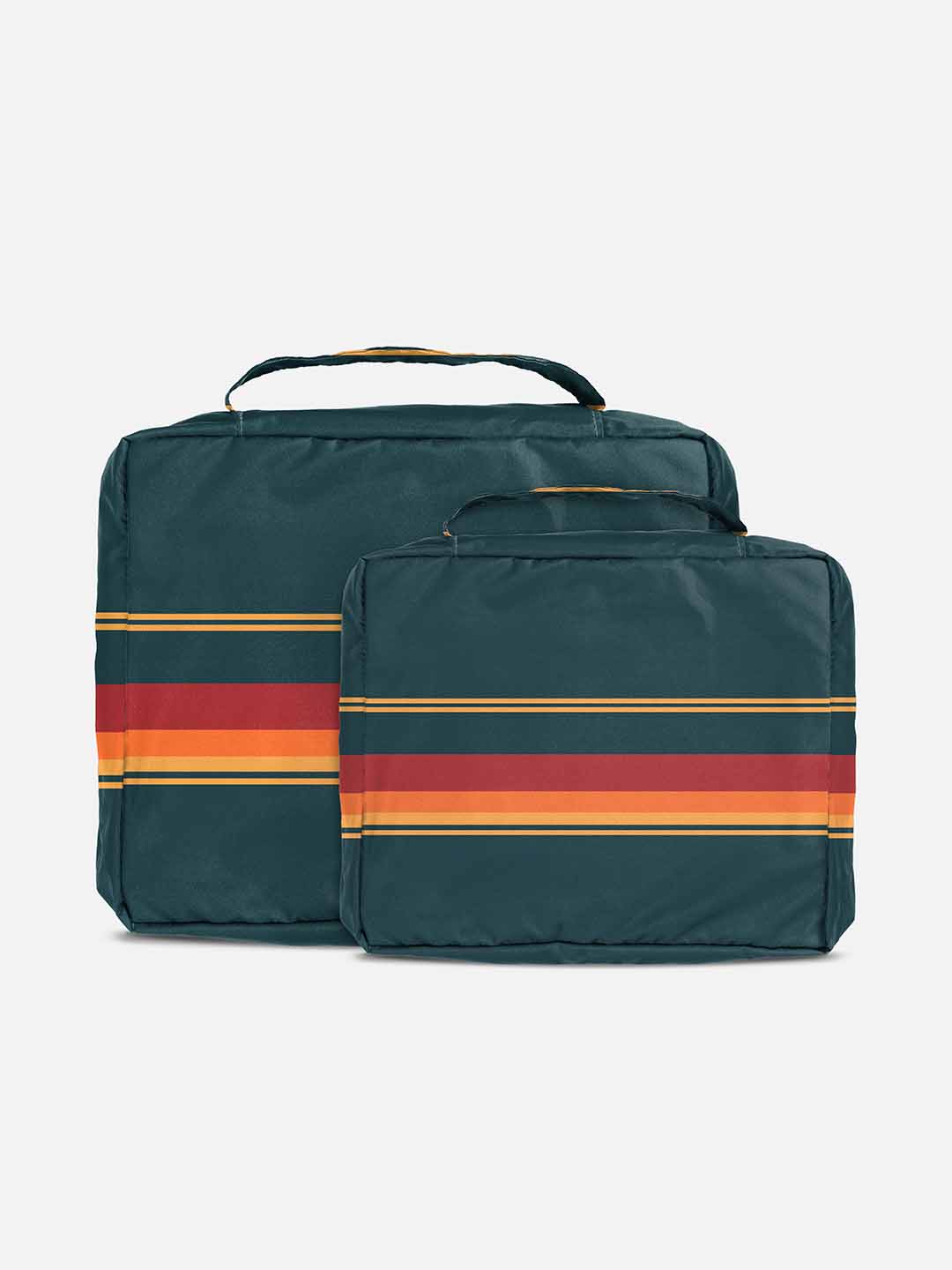 Set Organizador Ropa Rayas Naranja